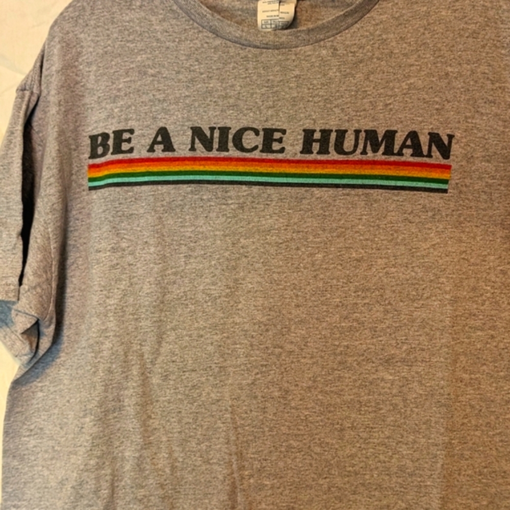 Be A Nice Human  Size L